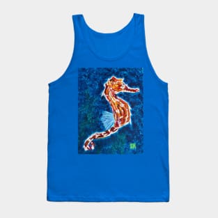 Southbound Seahorse Watercolor Tank Top